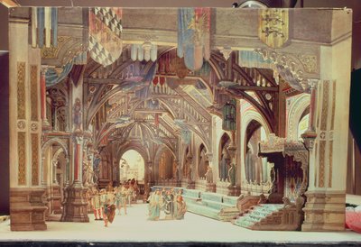 Stage model for the opera 